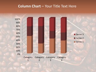 Coffee Beans Scoop PowerPoint Template