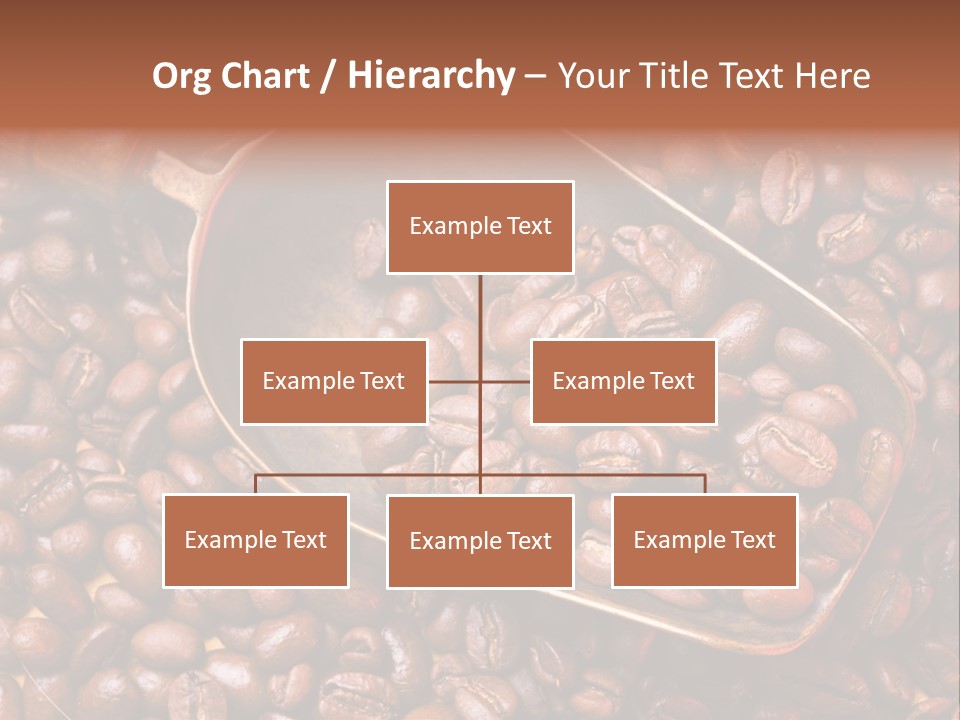 Coffee Beans Scoop PowerPoint Template
