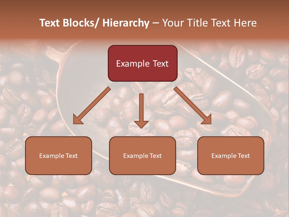 Coffee Beans Scoop PowerPoint Template