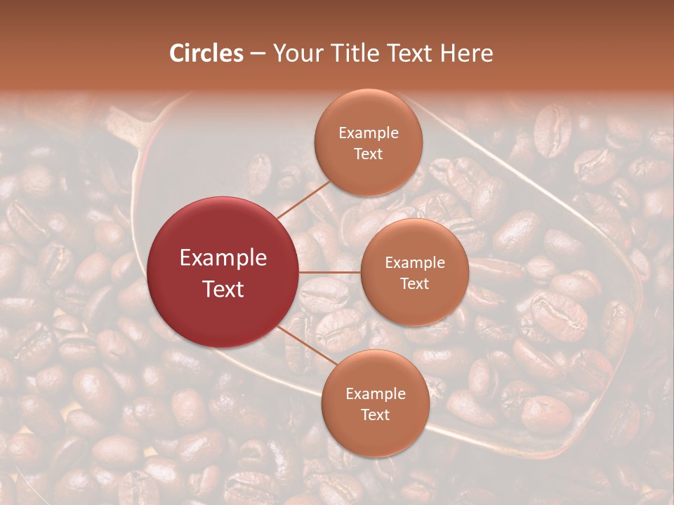 Coffee Beans Scoop PowerPoint Template