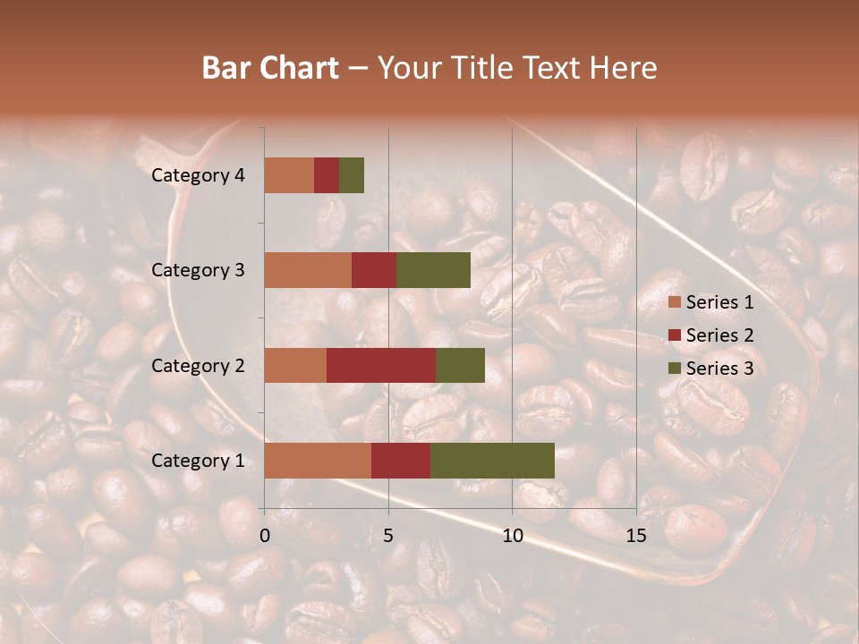 Coffee Beans Scoop PowerPoint Template