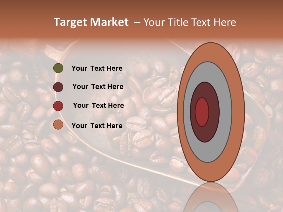 Coffee Beans Scoop PowerPoint Template