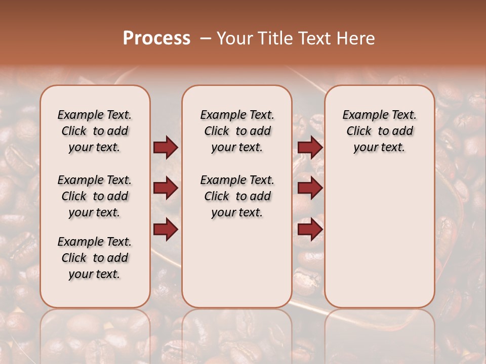 Coffee Beans Scoop PowerPoint Template