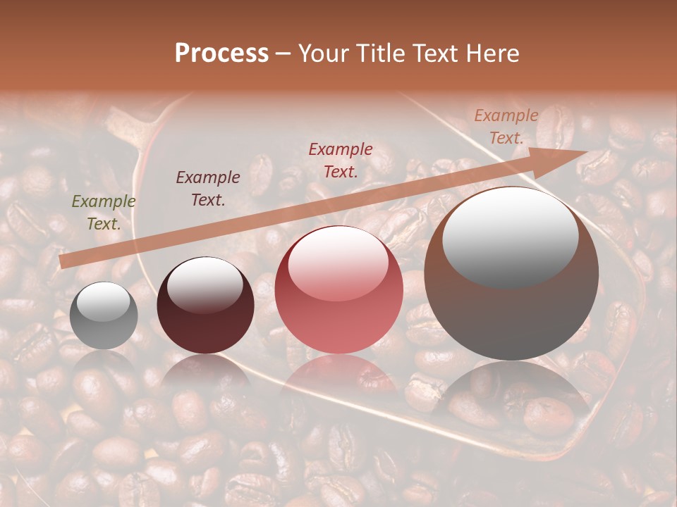 Coffee Beans Scoop PowerPoint Template