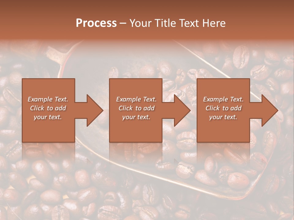 Coffee Beans Scoop PowerPoint Template