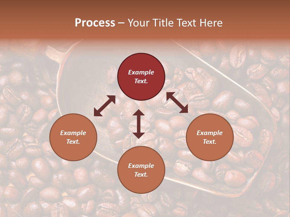 Coffee Beans Scoop PowerPoint Template