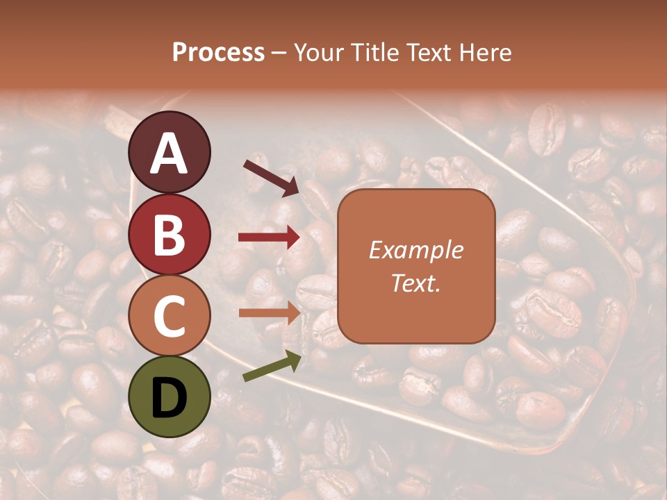 Coffee Beans Scoop PowerPoint Template