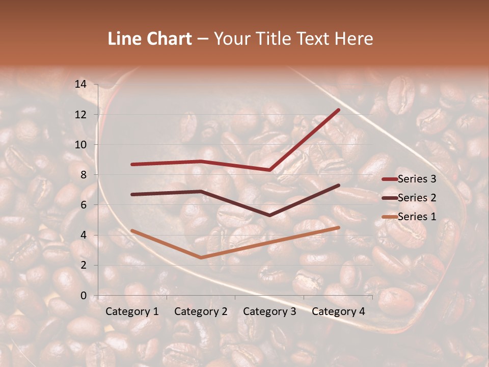Coffee Beans Scoop PowerPoint Template
