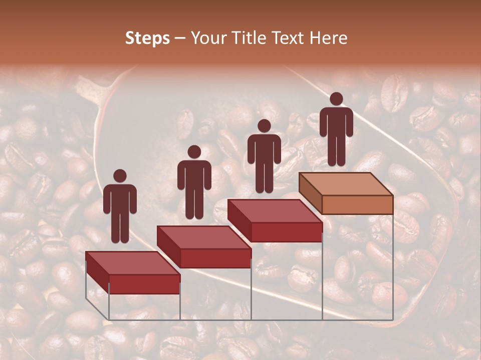 Coffee Beans Scoop PowerPoint Template