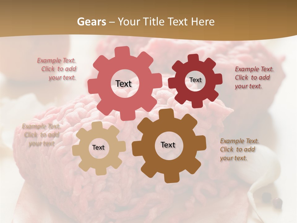 Minced Meat PowerPoint Template