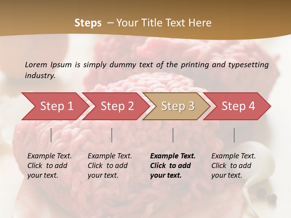 Minced Meat PowerPoint Template