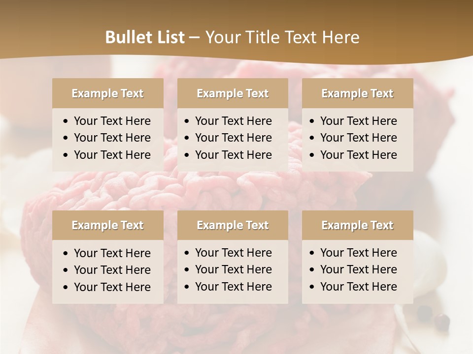 Minced Meat PowerPoint Template