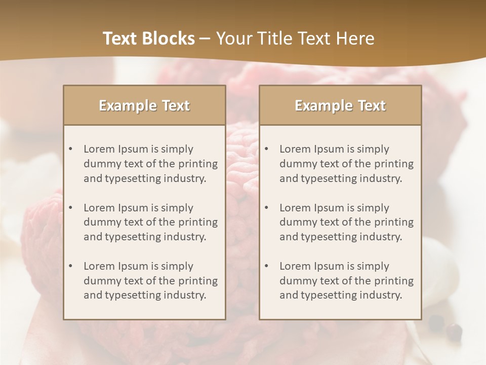 Minced Meat PowerPoint Template