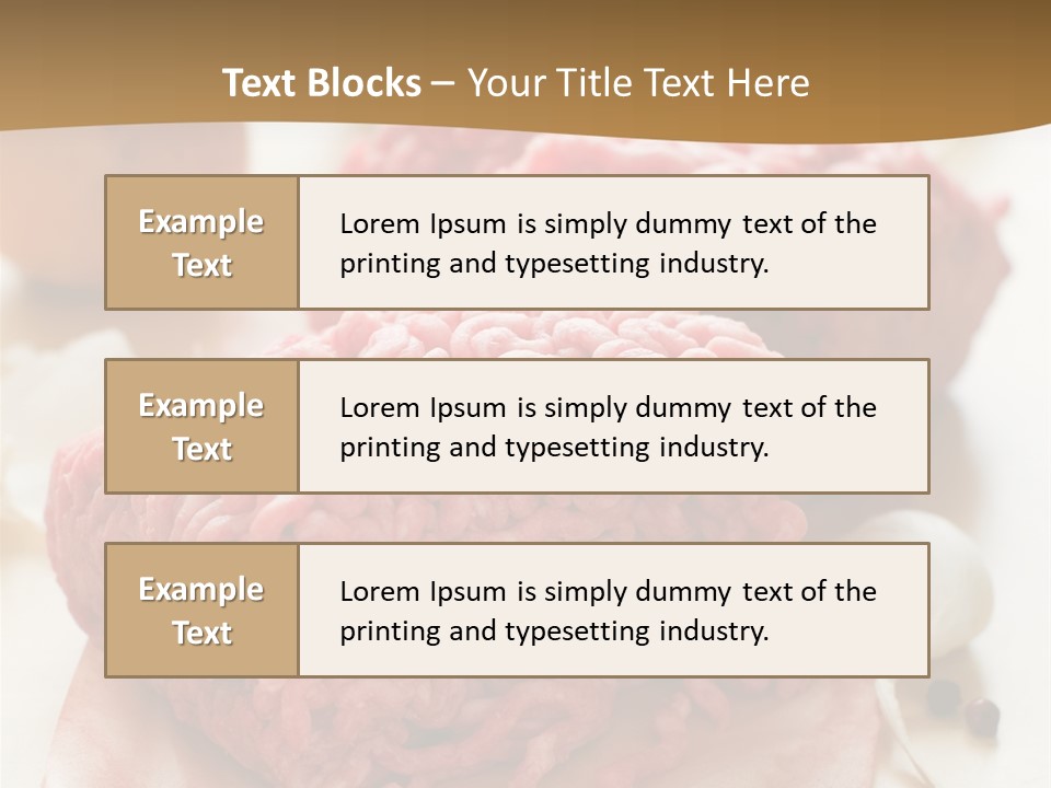 Minced Meat PowerPoint Template