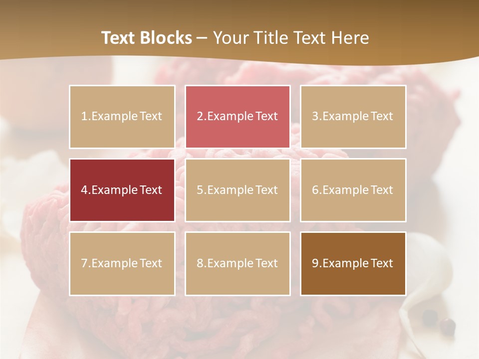 Minced Meat PowerPoint Template