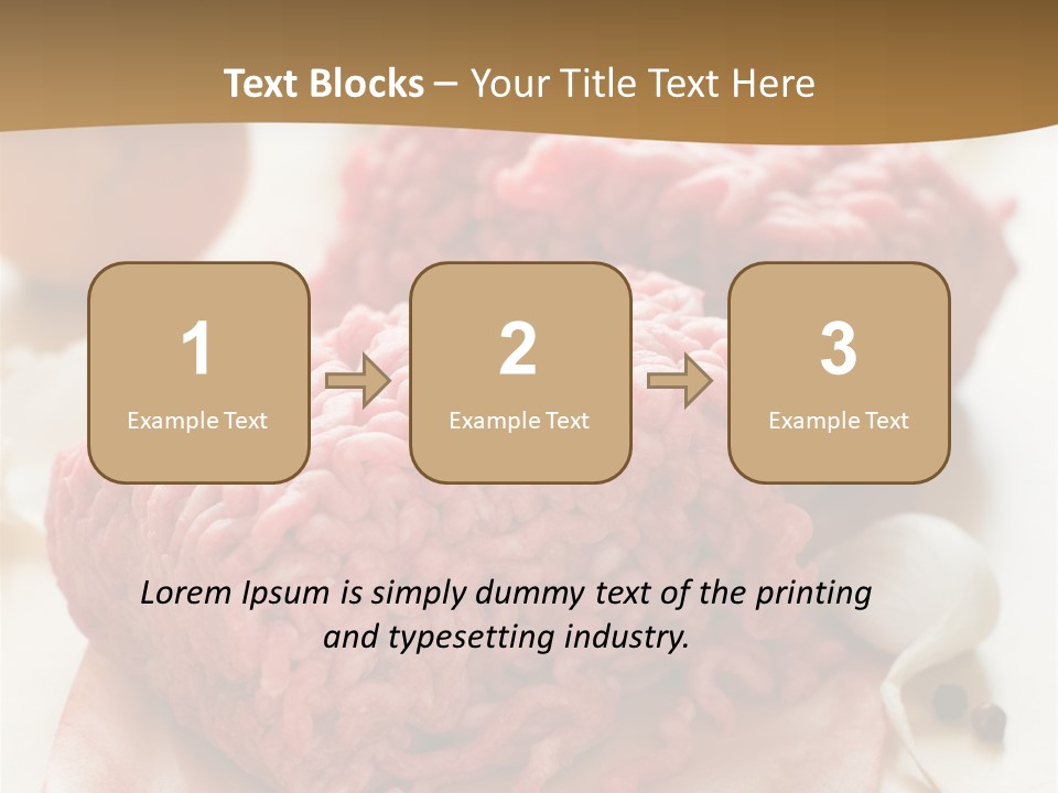 Minced Meat PowerPoint Template