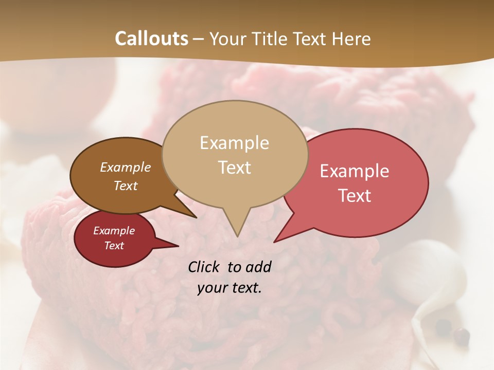 Minced Meat PowerPoint Template