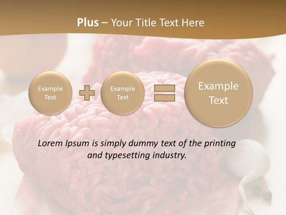 Minced Meat PowerPoint Template