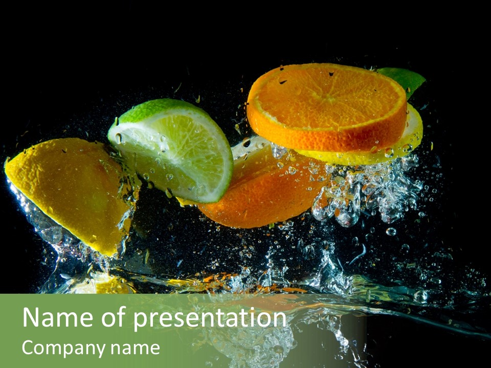 Fruit Splash PowerPoint Template