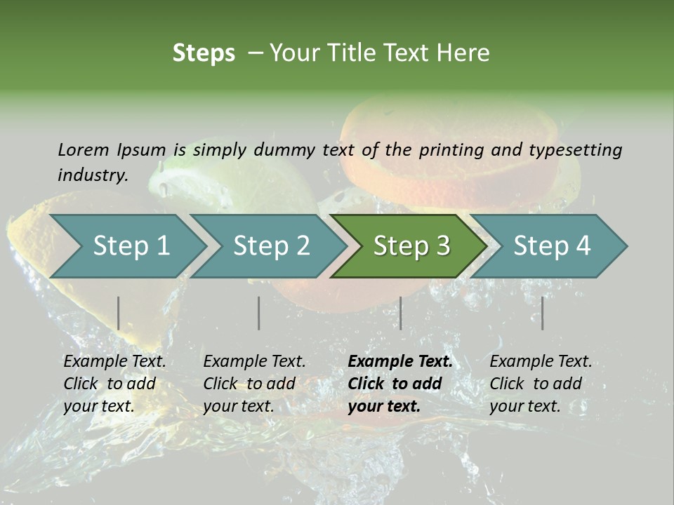 Fruit Splash PowerPoint Template