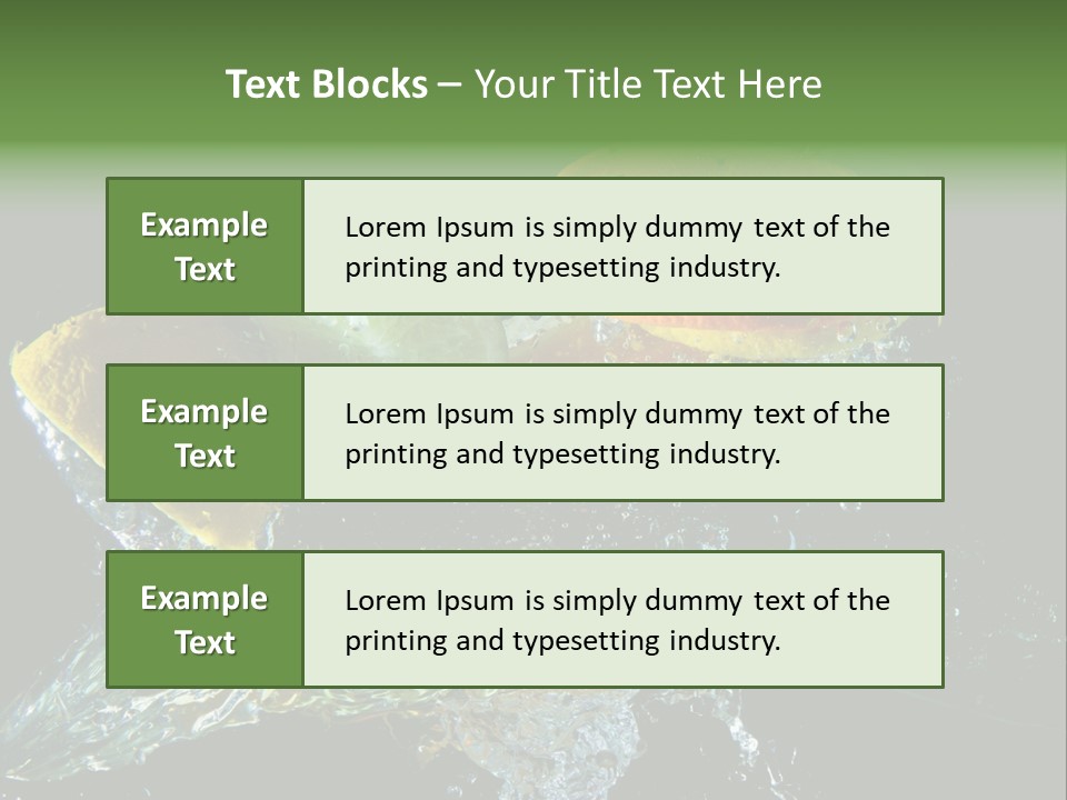 Fruit Splash PowerPoint Template