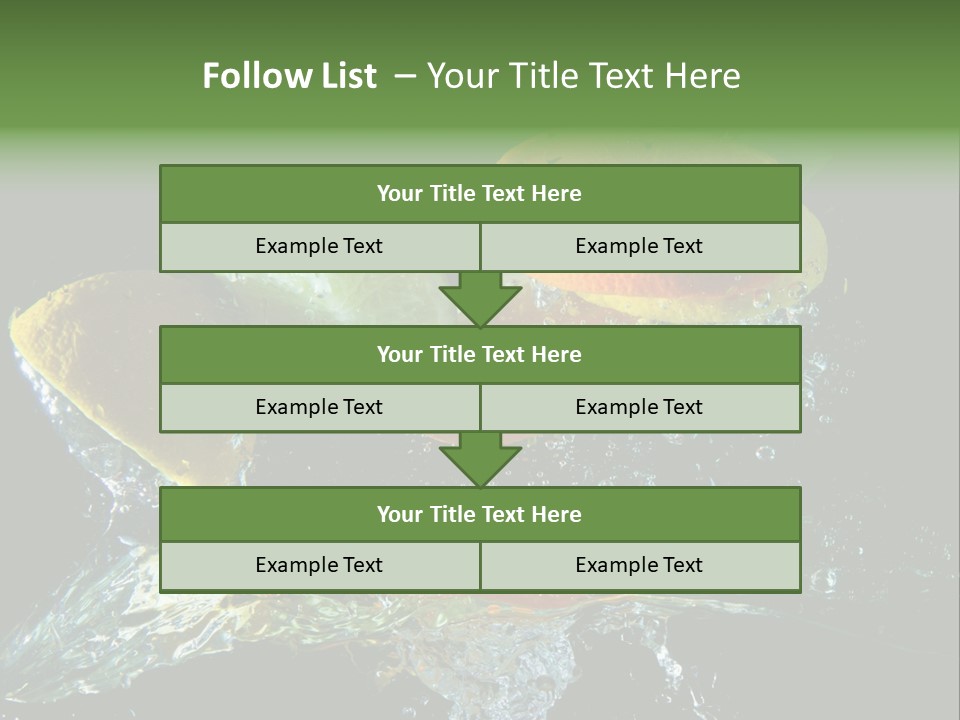 Fruit Splash PowerPoint Template