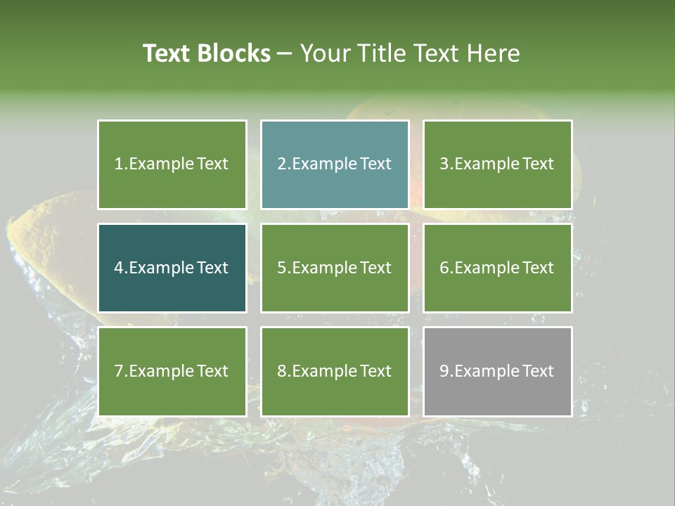 Fruit Splash PowerPoint Template