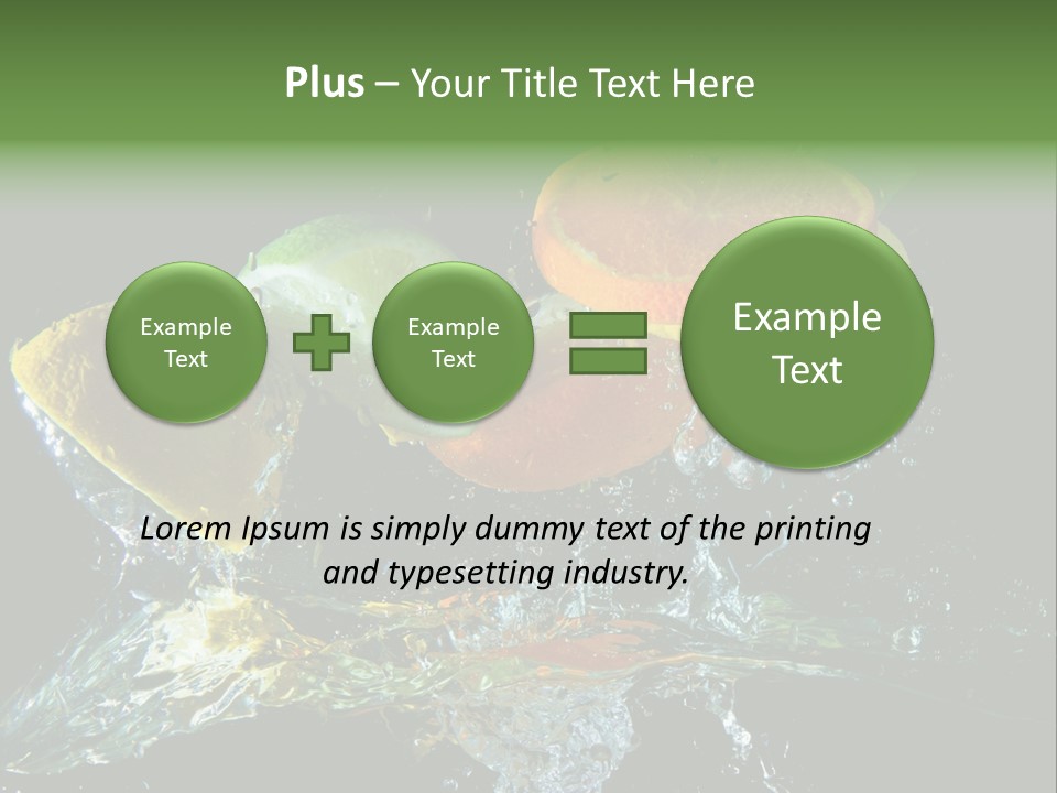 Fruit Splash PowerPoint Template