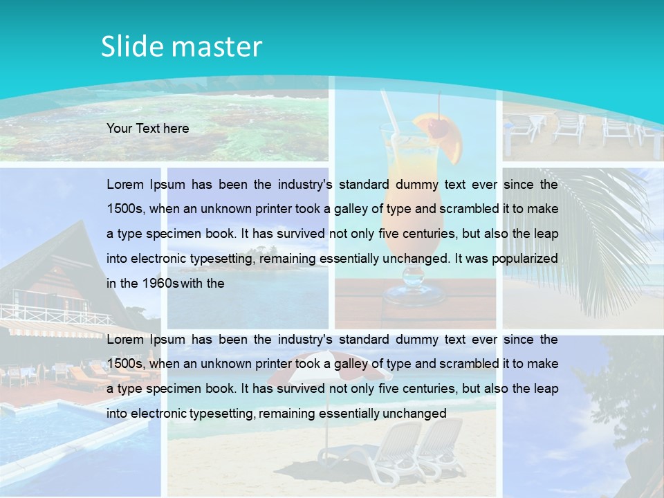 Collage Of Summer PowerPoint Template