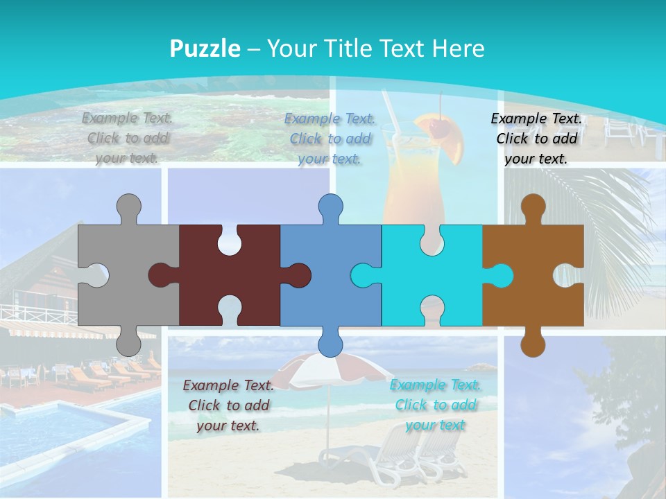 Collage Of Summer PowerPoint Template