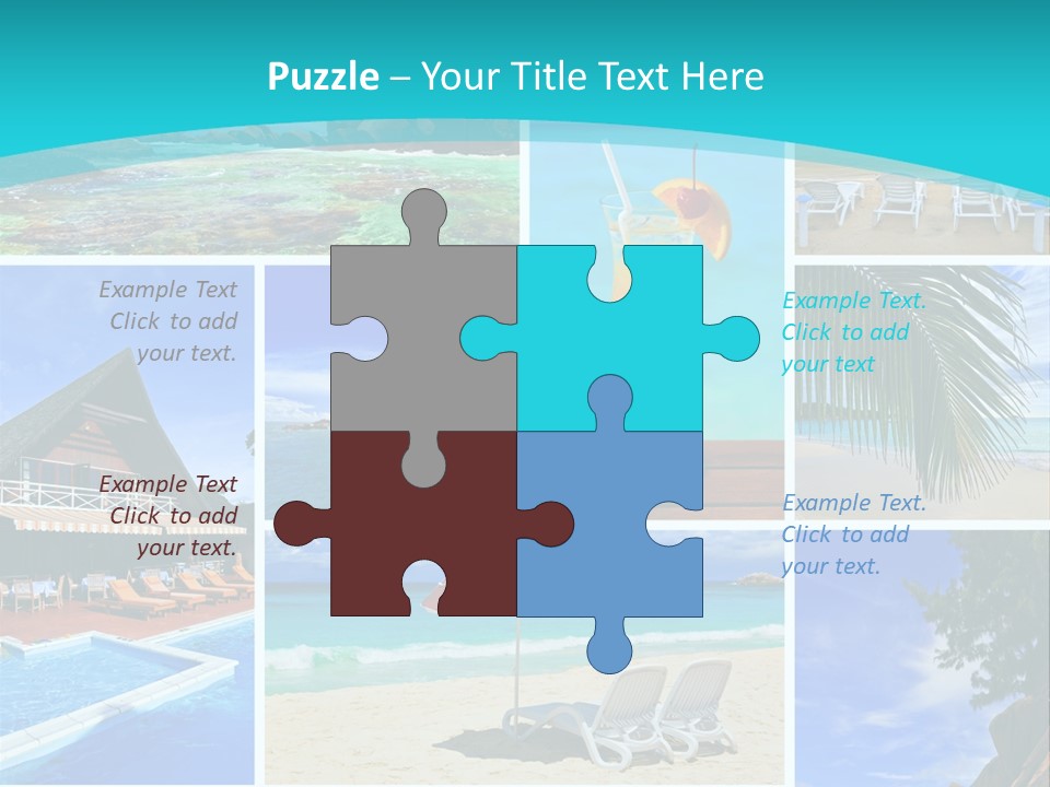 Collage Of Summer PowerPoint Template
