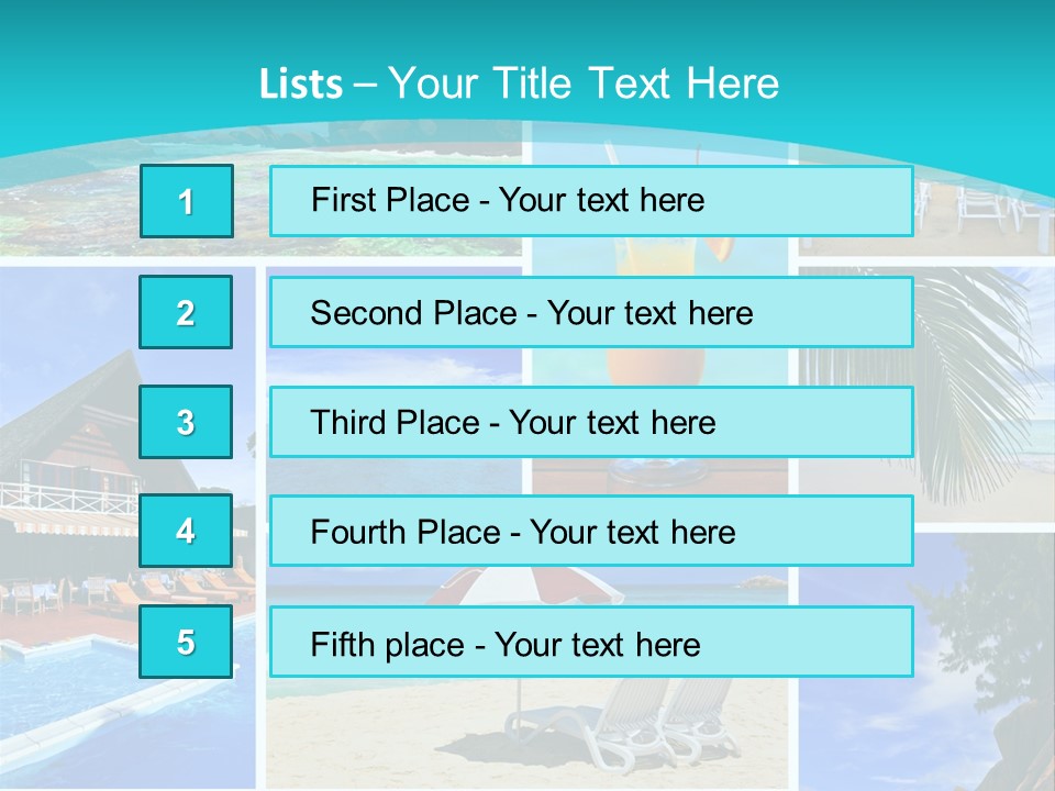 Collage Of Summer PowerPoint Template