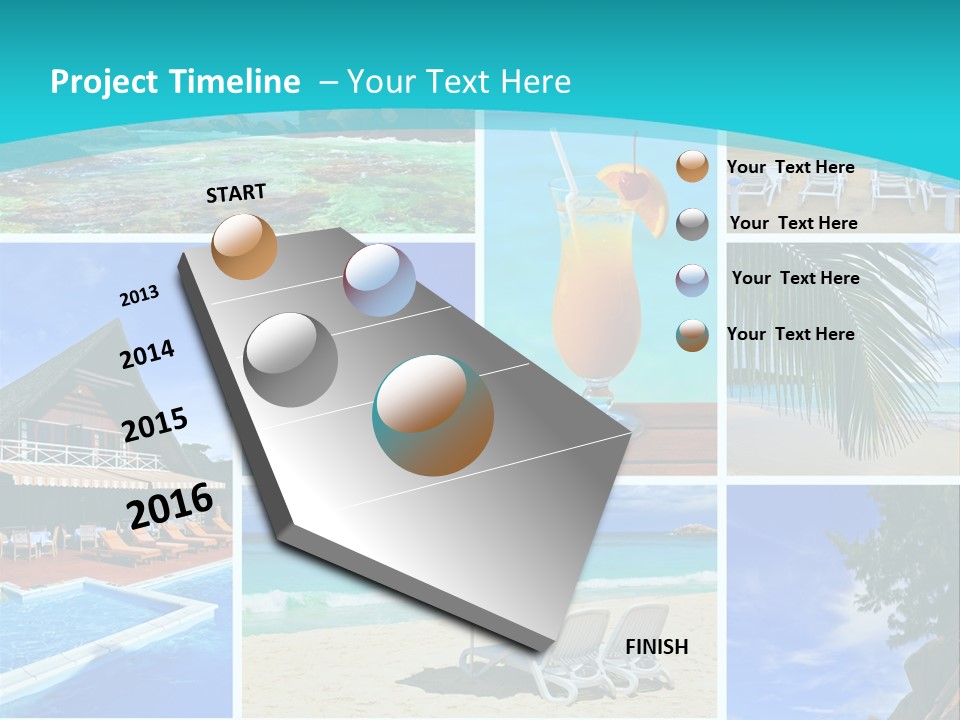 Collage Of Summer PowerPoint Template
