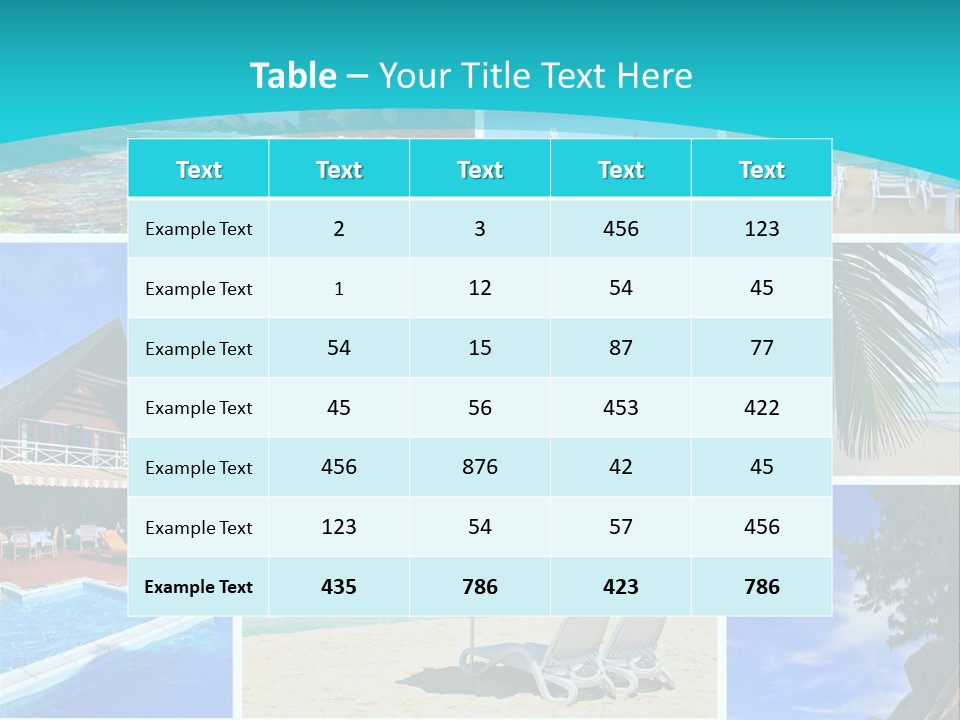 Collage Of Summer PowerPoint Template