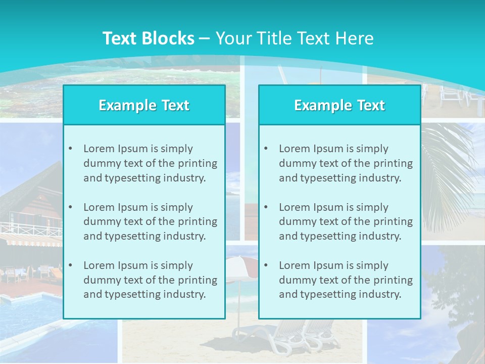 Collage Of Summer PowerPoint Template