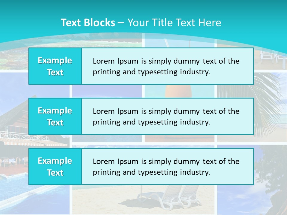 Collage Of Summer PowerPoint Template