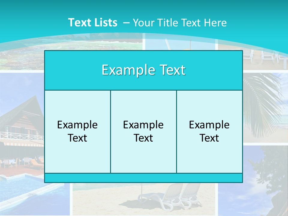Collage Of Summer PowerPoint Template