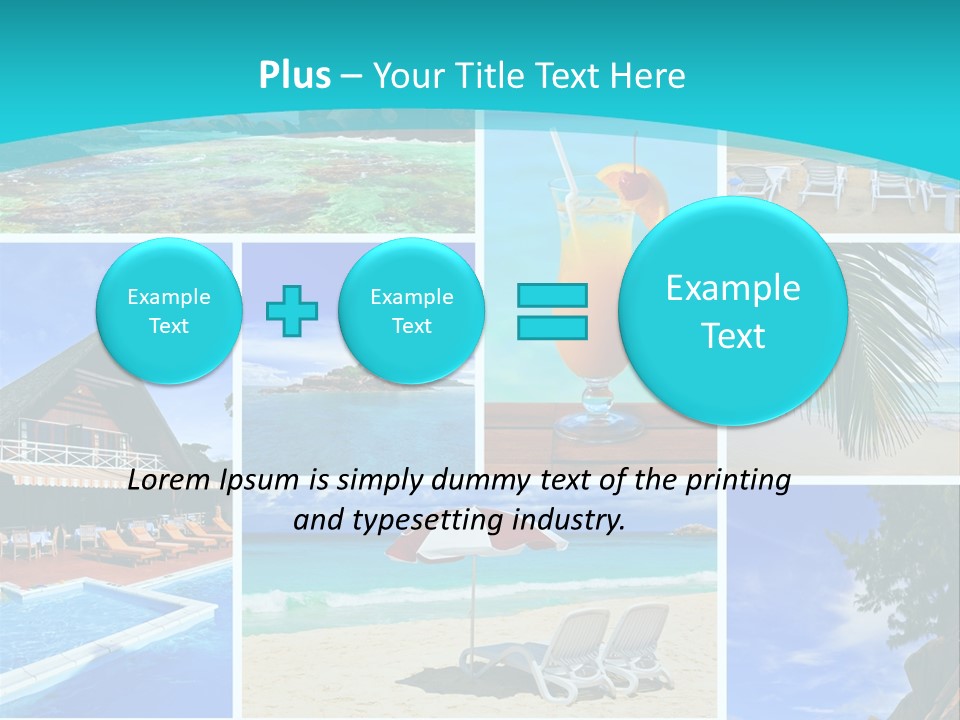Collage Of Summer PowerPoint Template