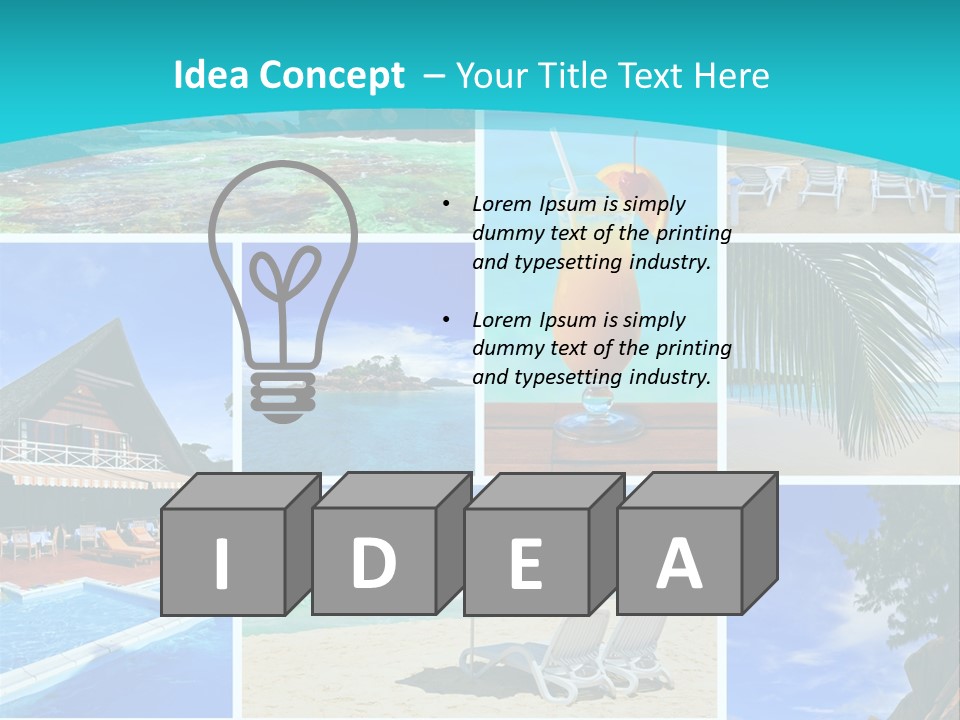 Collage Of Summer PowerPoint Template