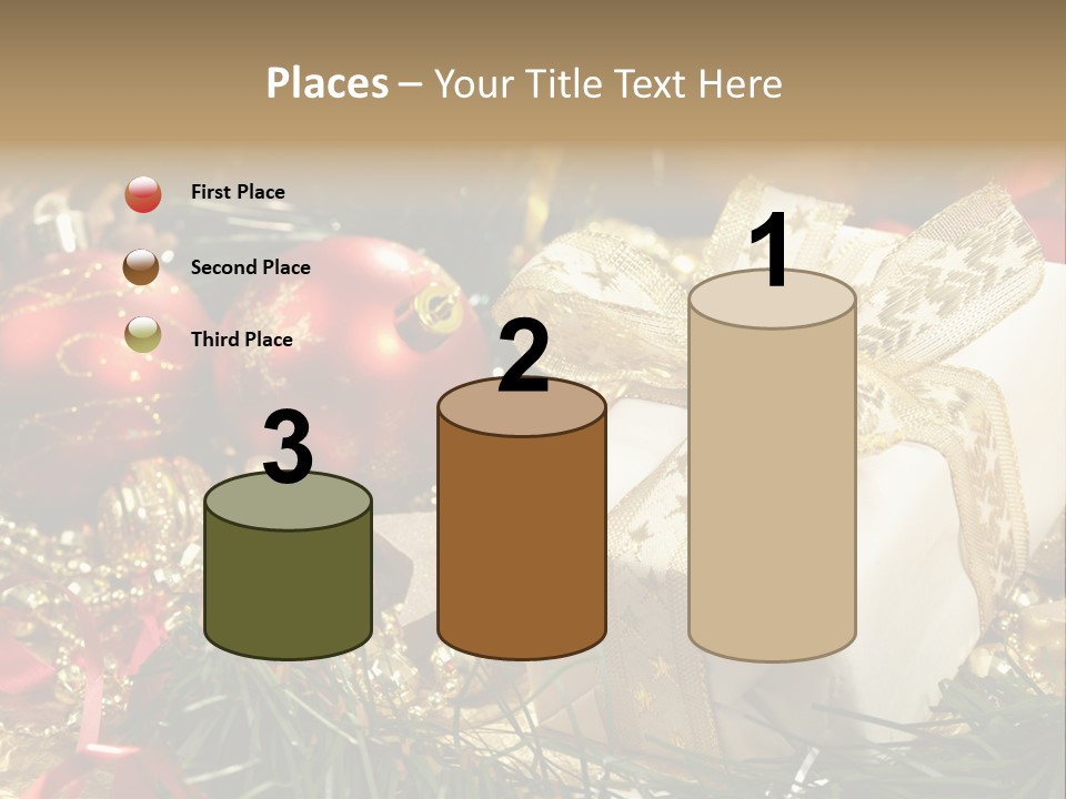 Beads Decorative Spangle PowerPoint Template