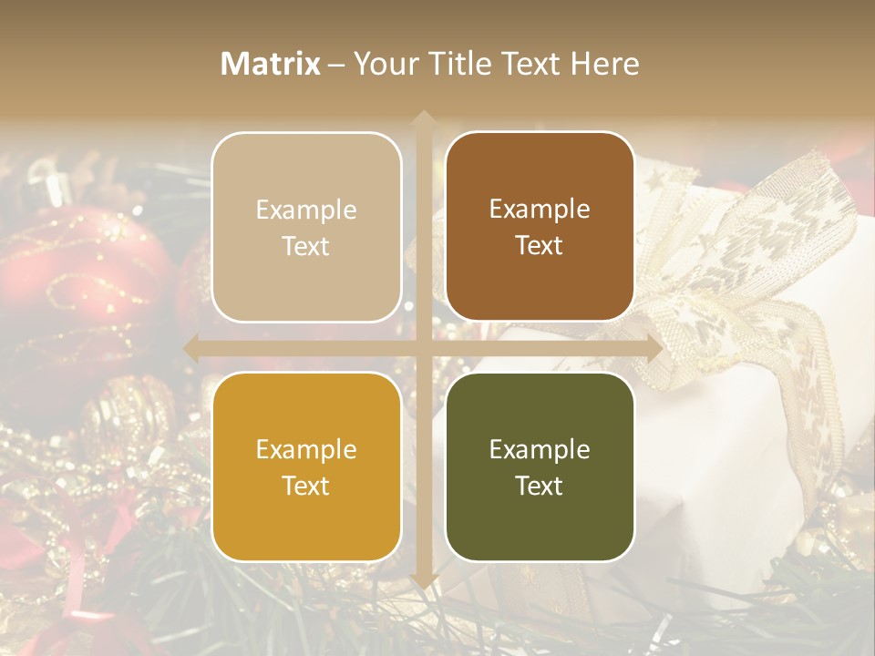 Beads Decorative Spangle PowerPoint Template