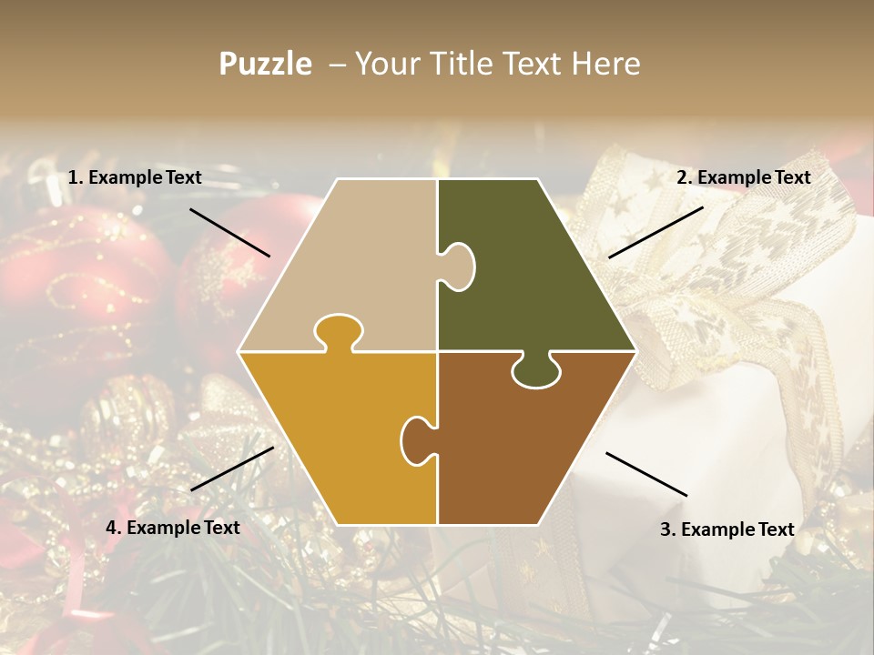 Beads Decorative Spangle PowerPoint Template