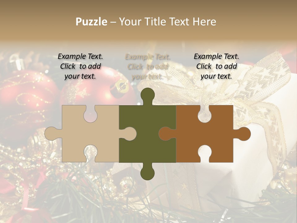 Beads Decorative Spangle PowerPoint Template