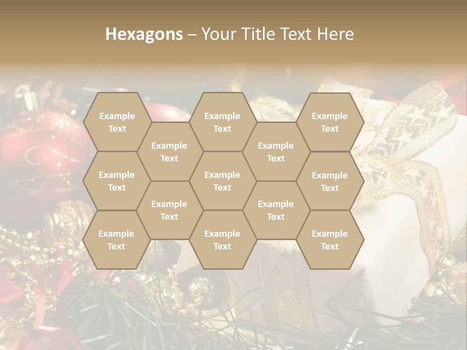 Beads Decorative Spangle PowerPoint Template