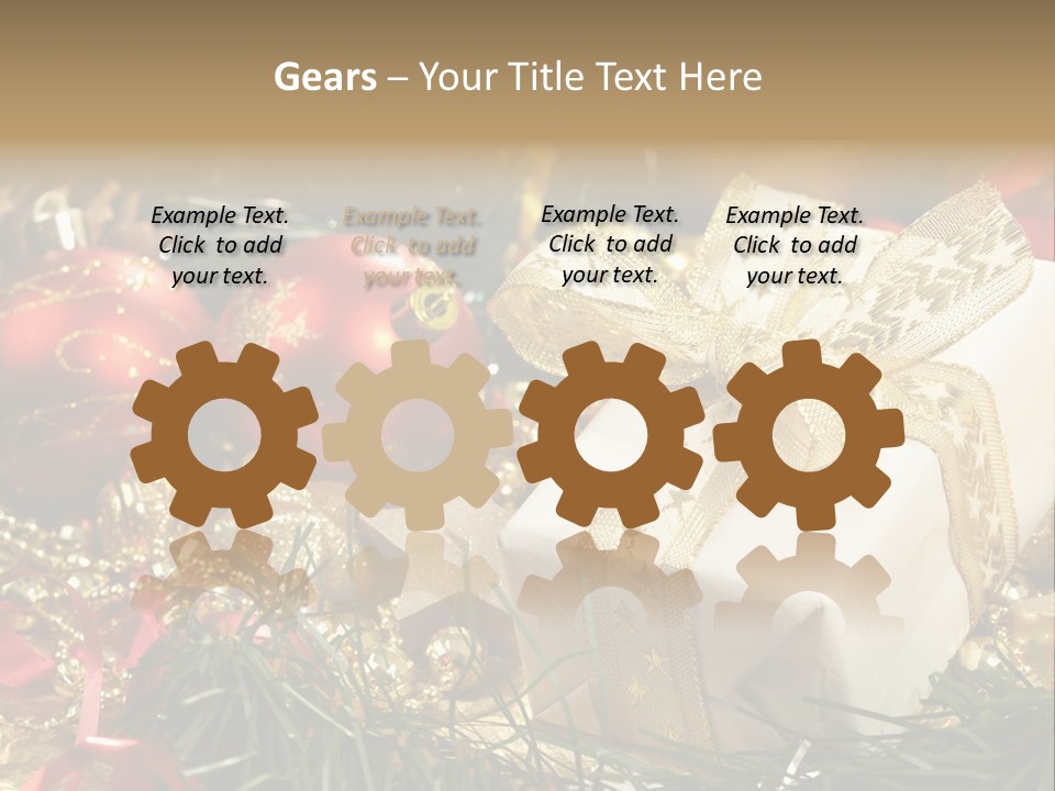 Beads Decorative Spangle PowerPoint Template