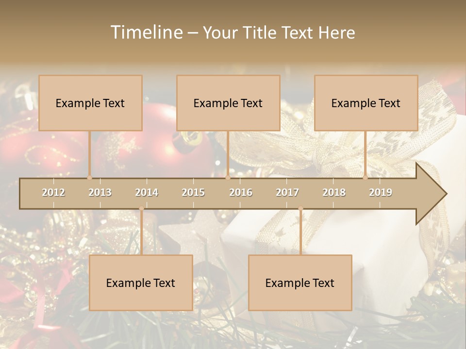 Beads Decorative Spangle PowerPoint Template