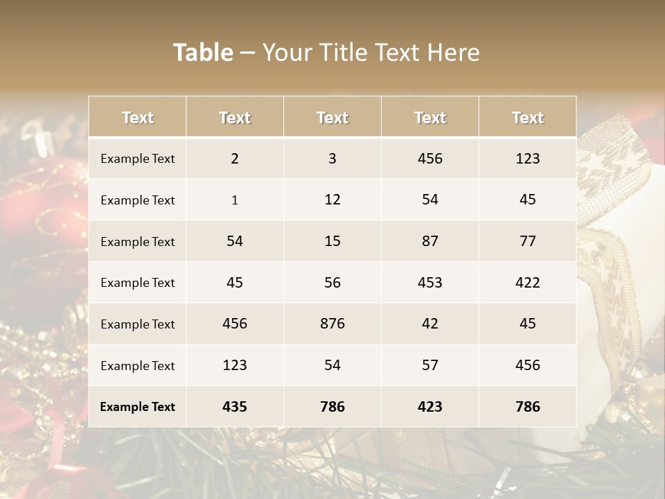 Beads Decorative Spangle PowerPoint Template
