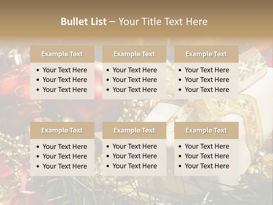 Beads Decorative Spangle PowerPoint Template