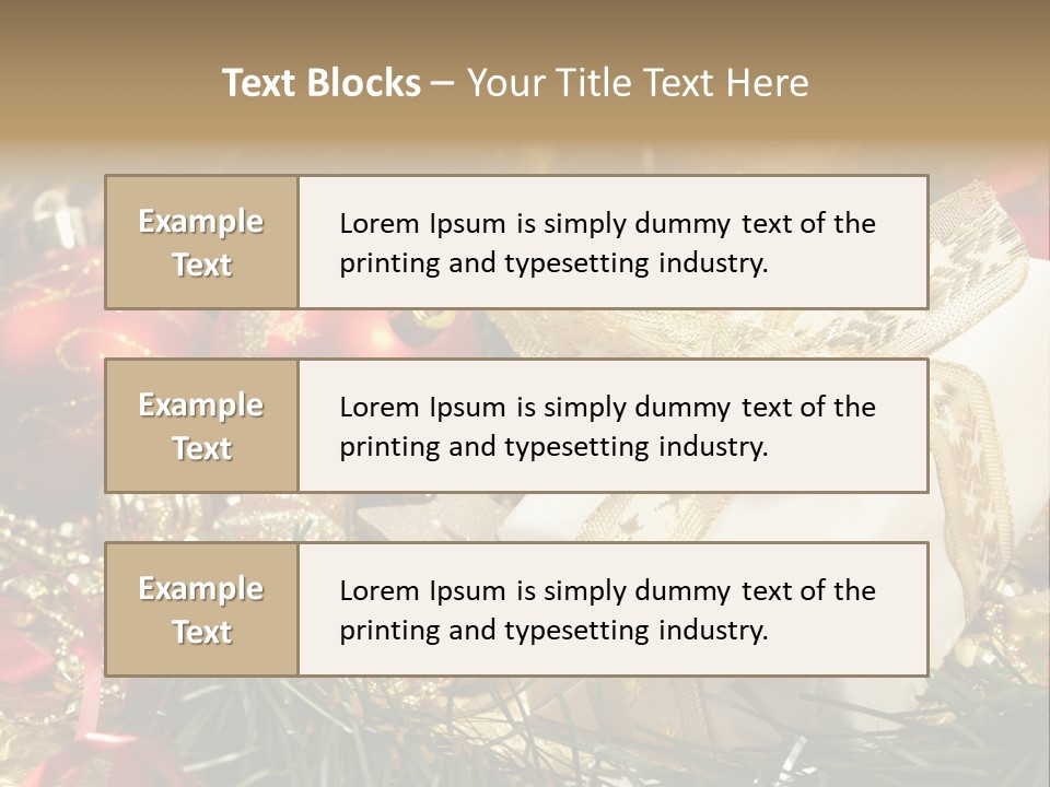 Beads Decorative Spangle PowerPoint Template