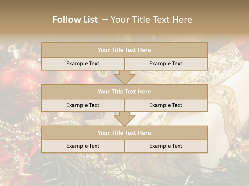 Beads Decorative Spangle PowerPoint Template